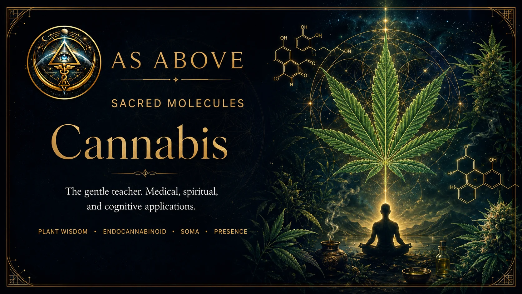 Cannabis ... the gentle teacher, plant wisdom, endocannabinoid science, soma, and presence