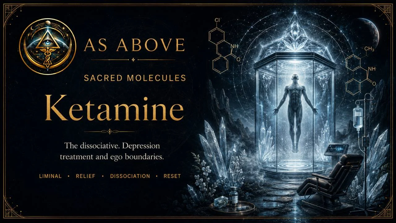 Ketamine ... the dissociative, depression treatment, relief, liminality, and ego-boundary reset