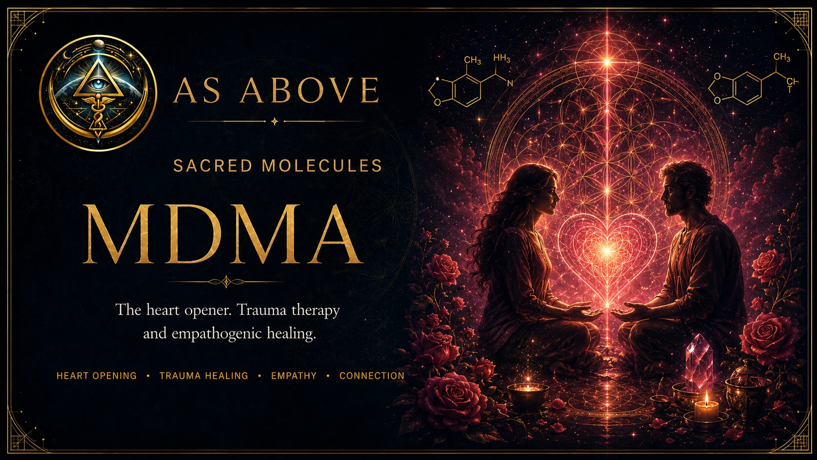 MDMA ... heart opening, trauma healing, empathy, and connection
